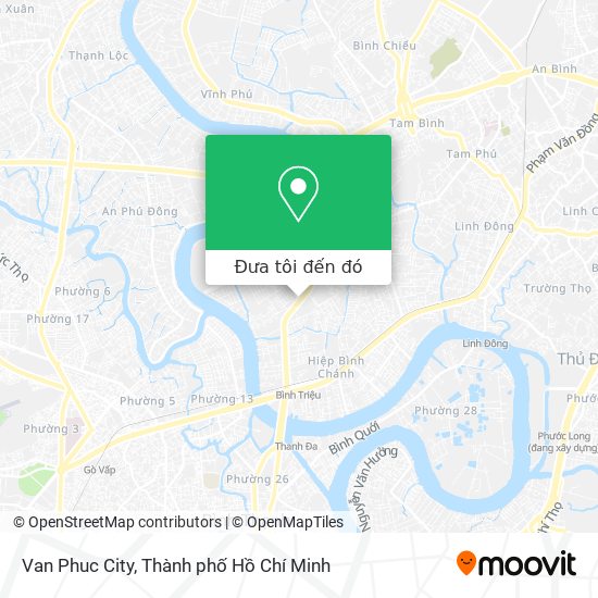 Bản đồ Van Phuc City