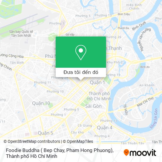 Bản đồ Foodie Buddha ( Bep Chay, Pham Hong Phuong)