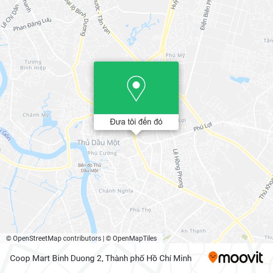 Bản đồ Coop Mart Binh Duong 2