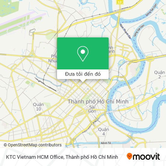 Bản đồ KTC Vietnam HCM Office