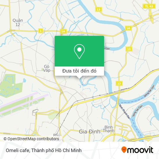 Bản đồ Omeli cafe