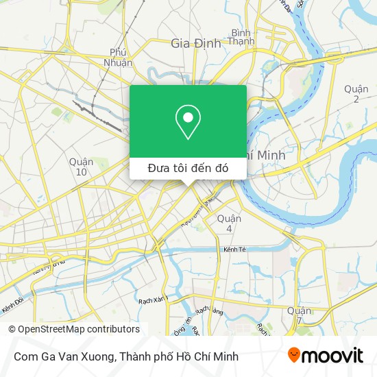 Bản đồ Com Ga Van Xuong