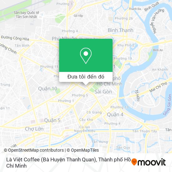 Bản đồ Là Việt Coffee (Bà Huyện Thanh Quan)