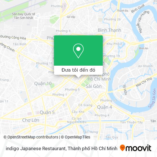 Bản đồ indigo Japanese Restaurant