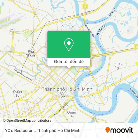 Bản đồ YO’s Restaurant