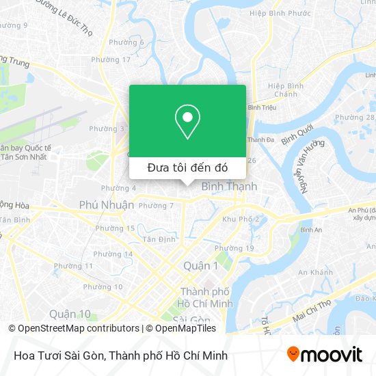 Bản đồ Hoa Tươi Sài Gòn