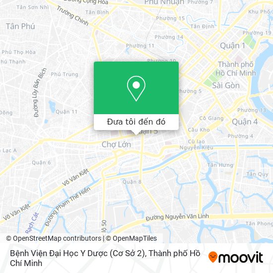 Bản đồ Bệnh Viện Đại Học Y Dược (Cơ Sở 2)