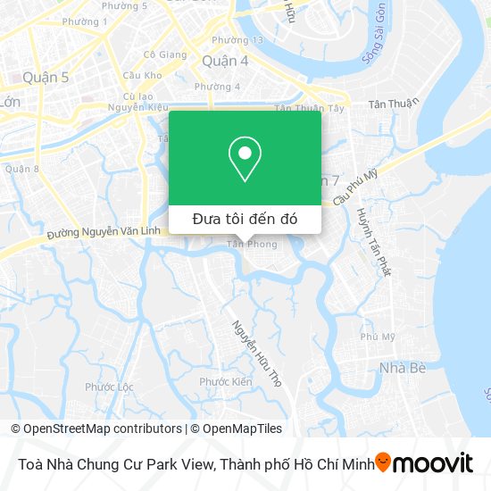 Bản đồ Toà Nhà Chung Cư Park View
