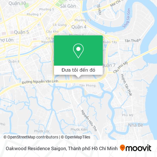 Bản đồ Oakwood Residence Saigon
