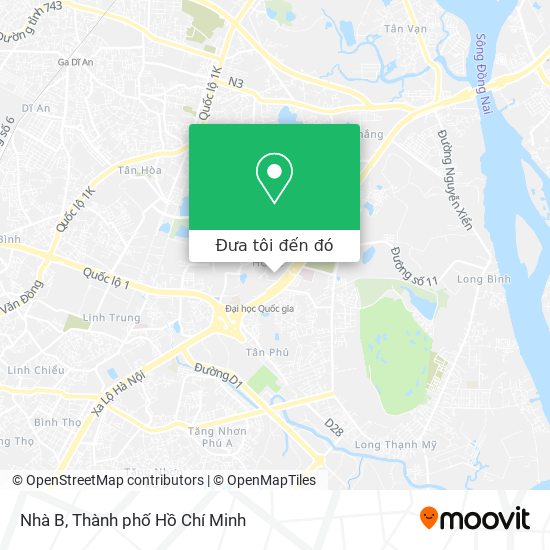 Bản đồ Nhà B