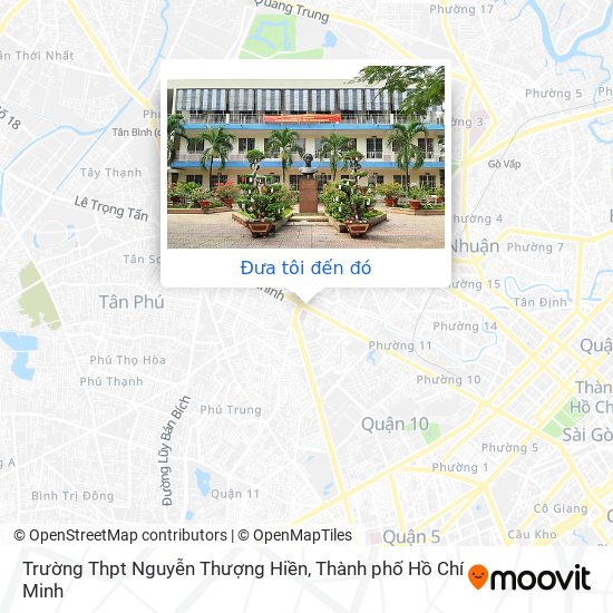 Bản đồ Trường Thpt Nguyễn Thượng Hiền