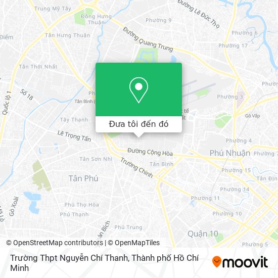 Bản đồ Trường Thpt Nguyễn Chí Thanh