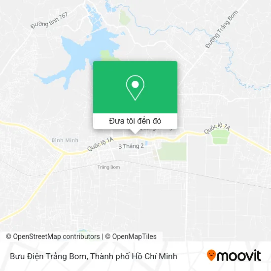 Bản đồ Bưu Điện Trảng Bom
