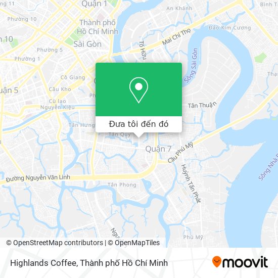 Bản đồ Highlands Coffee