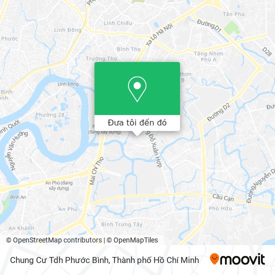 Bản đồ Chung Cư Tdh Phước Bình