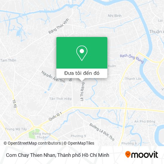 Bản đồ Com Chay Thien Nhan