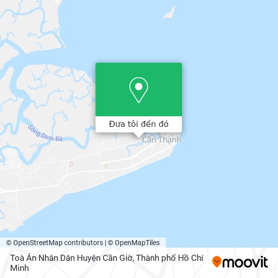 Bản đồ Toà Án Nhân Dân Huyện Cần Giờ
