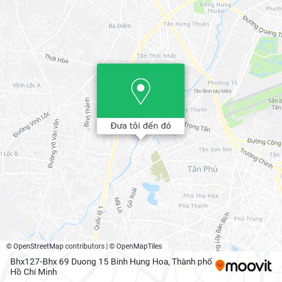 Bản đồ Bhx127-Bhx 69 Duong 15 Binh Hung Hoa