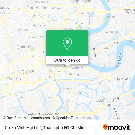 Bản đồ Cư Xá Vĩnh Hội Lô F