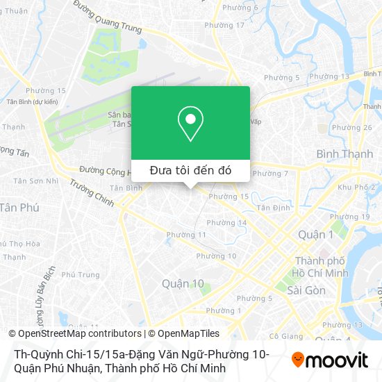 Bản đồ Th-Quỳnh Chi-15 / 15a-Đặng Văn Ngữ-Phường 10-Quận Phú Nhuận