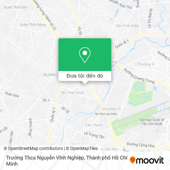 Bản đồ Trường Thcs Nguyễn Vĩnh Nghiệp