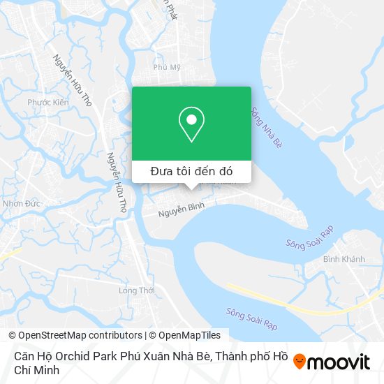 Bản đồ Căn Hộ Orchid Park Phú Xuân Nhà Bè
