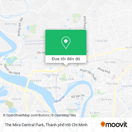 Bản đồ The Mira Central Park