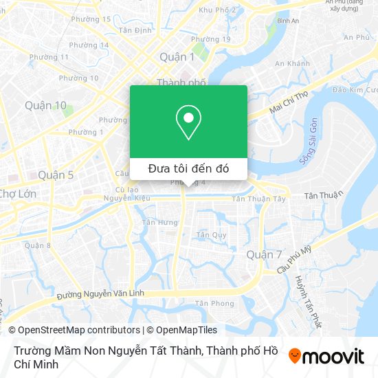 Bản đồ Trường Mầm Non Nguyễn Tất Thành