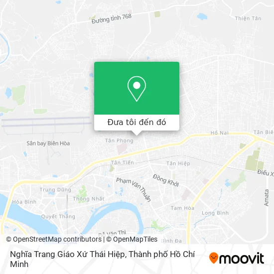 Bản đồ Nghĩa Trang Giáo Xứ Thái Hiệp