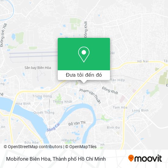Bản đồ Mobifone Biên Hòa