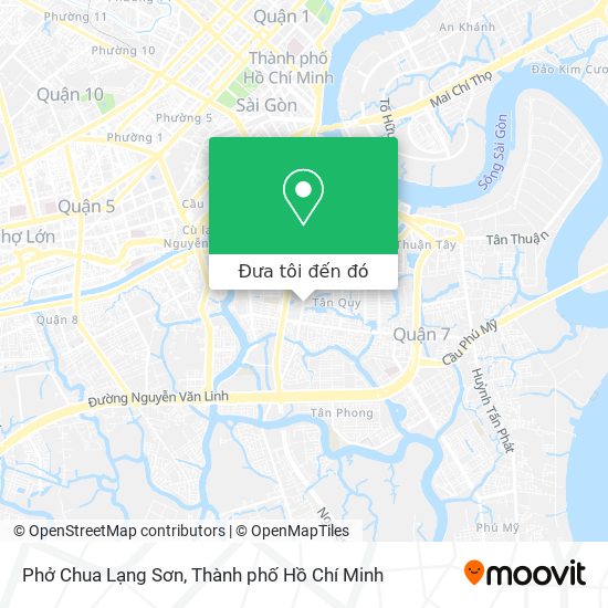 Bản đồ Phở Chua Lạng Sơn
