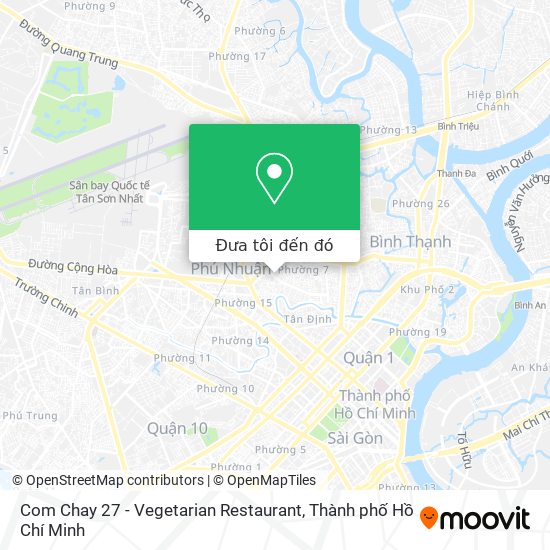 Bản đồ Com Chay 27 - Vegetarian Restaurant