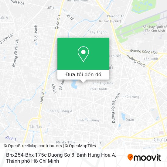 Bản đồ Bhx254-Bhx 175c Duong So 8, Binh Hung Hoa A