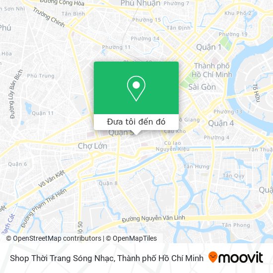 Bản đồ Shop Thời Trang Sóng Nhạc