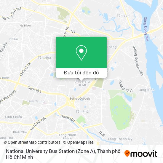 Bản đồ National University Bus Station (Zone A)