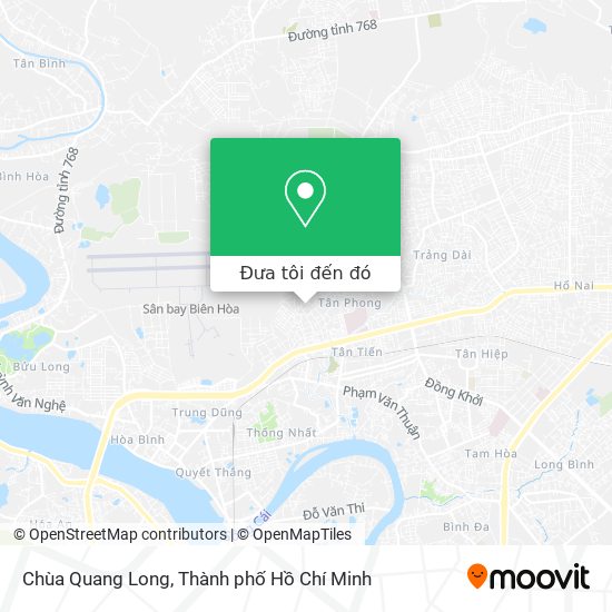 Bản đồ Chùa Quang Long