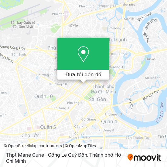 Bản đồ Thpt Marie Curie - Cổng Lê Quý Đôn