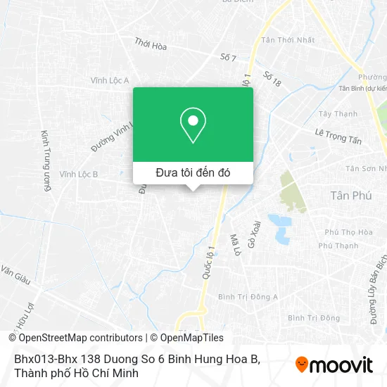 Bản đồ Bhx013-Bhx 138 Duong So 6 Binh Hung Hoa B