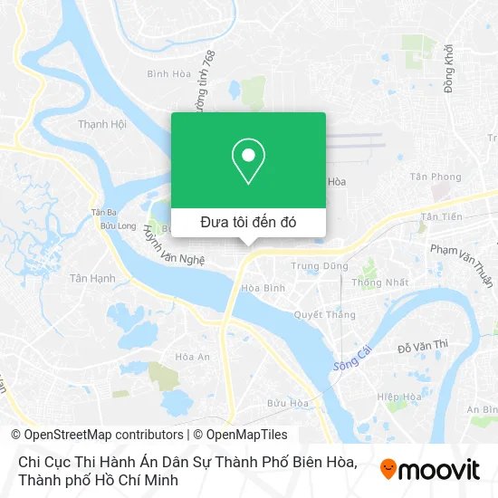 Bản đồ Chi Cục Thi Hành Án Dân Sự Thành Phố Biên Hòa