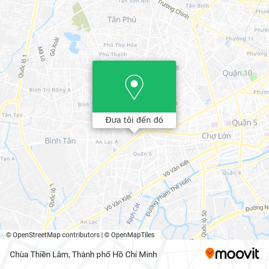 Bản đồ Chùa Thiền Lâm