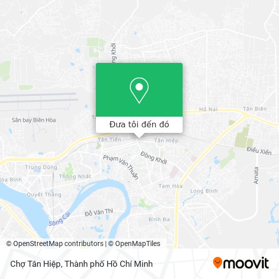 Bản đồ Chợ Tân Hiệp