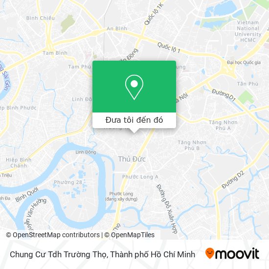 Bản đồ Chung Cư Tdh Trường Thọ