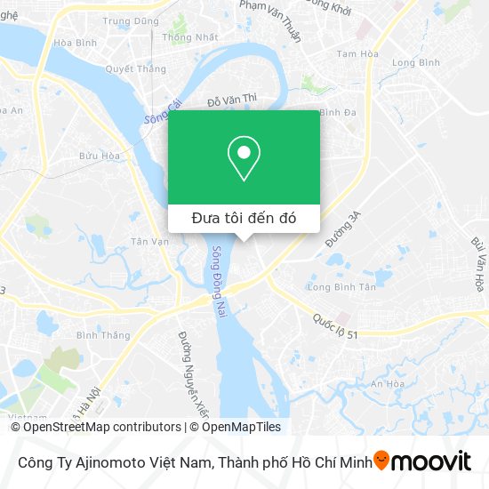Bản đồ Công Ty Ajinomoto Việt Nam