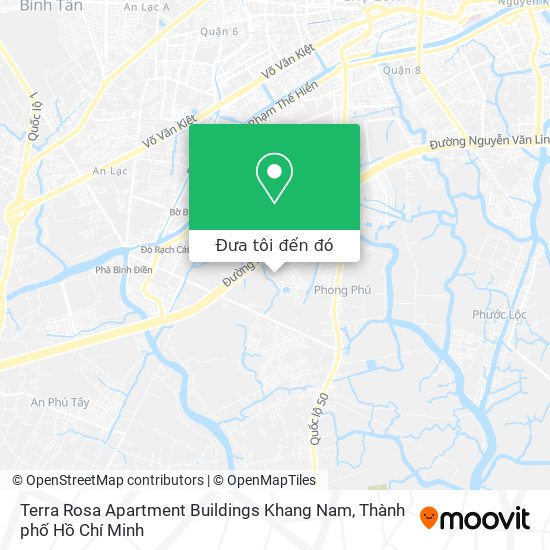 Bản đồ Terra Rosa Apartment Buildings Khang Nam