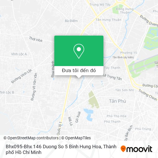 Bản đồ Bhx095-Bhx 146 Duong So 5 Binh Hung Hoa