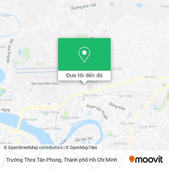Bản đồ Trường Thcs Tân Phong