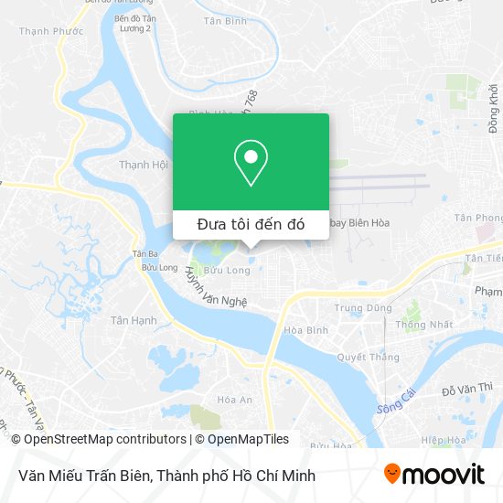 Bản đồ Văn Miếu Trấn Biên