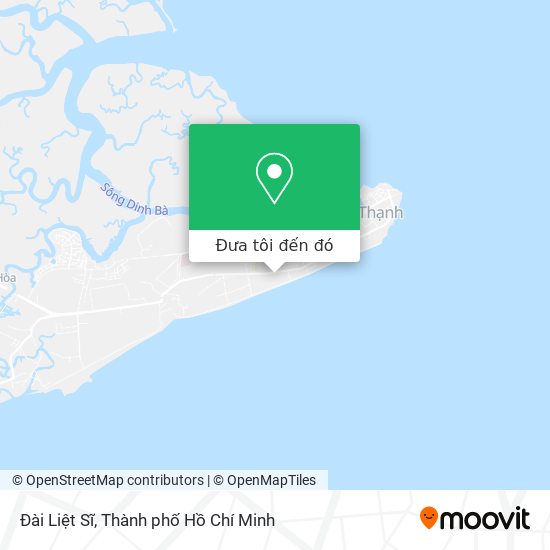 Bản đồ Đài Liệt Sĩ