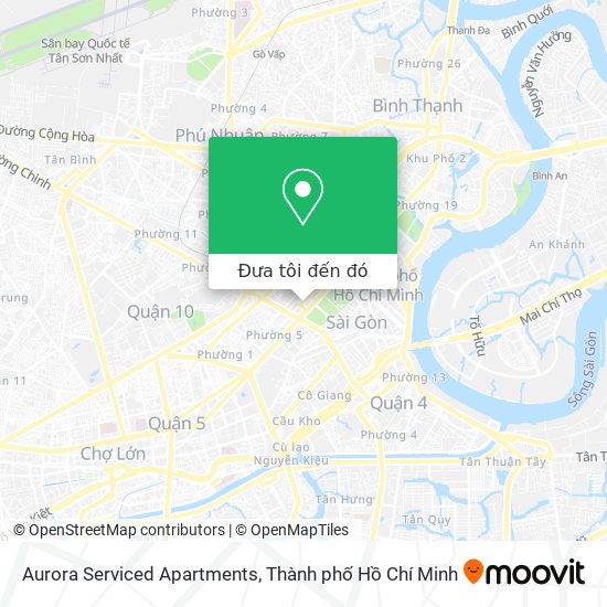 Bản đồ Aurora Serviced Apartments