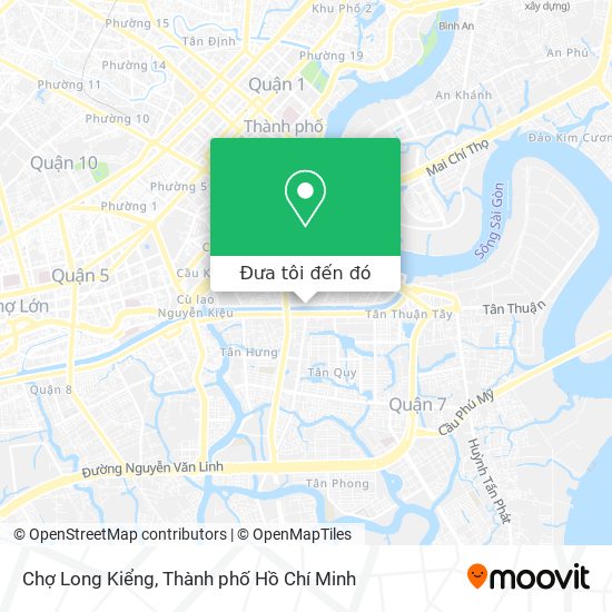 Bản đồ Chợ Long Kiểng